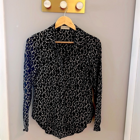 Cloth & Stone pattern cotton shirt - Picture 1 of 4